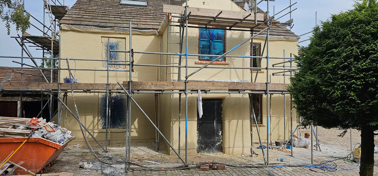 Complete exterior restoration with K-Rend in Preston