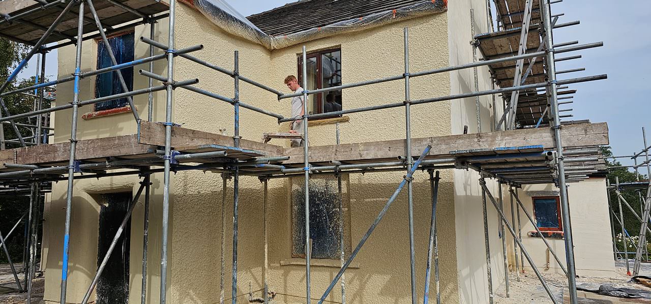 Monocouche and thin coat rendering project in Preston