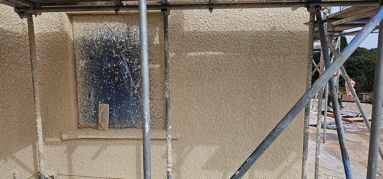 Pebbledash and K-Rend work on Preston home