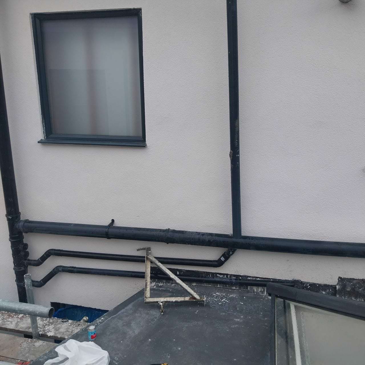 Pebbledash exterior finish on home in Preston