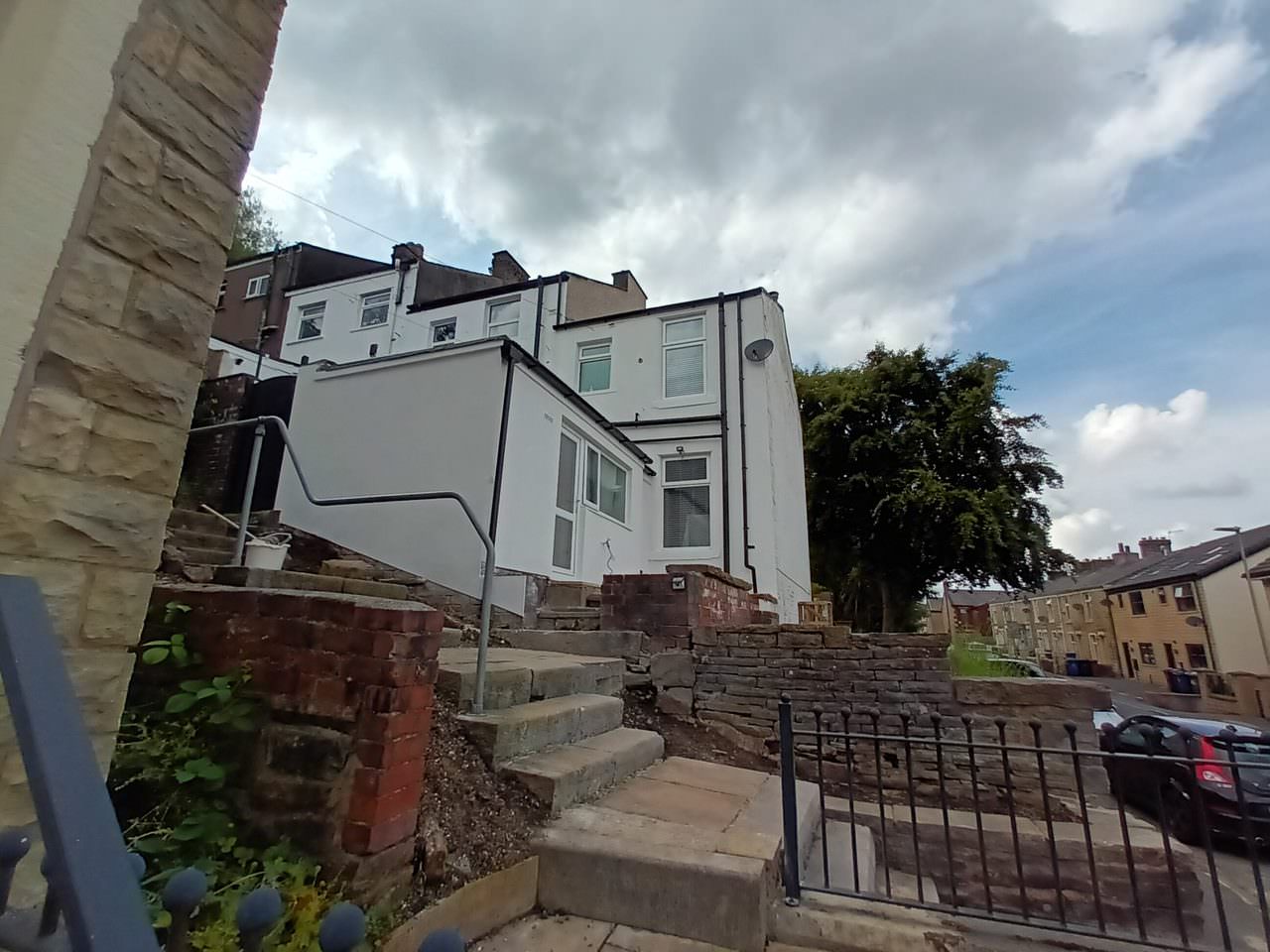 K-Rend and lime render work on home in Preston